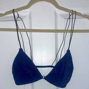 NWOT FREE PEOPLE LUREX BRALETTE